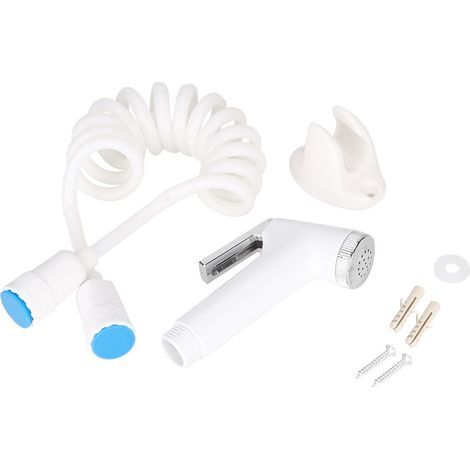 Mini douchette lavable en ABS pour WC, pommeau de douche manuel pour salle de bain, nettoyage corporel, adaptateur de tuyau (1/5)