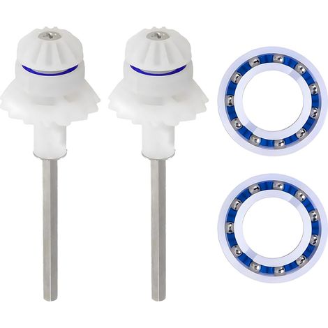 2 Stück MX6 MX8 MX6EL MX8EL Ersatzteile, kompatibel mit Zodiac Elite Pool Cleaner Tune-Up Kit mit R0525100 Antriebswelle und R0527000 Motorradlagern.