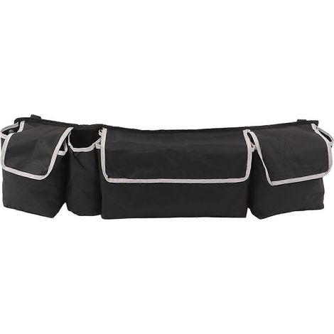 Organisateur de coffre pliable pour siège arrière de voiture 2024, étanche, sac de rangement suspendu pour dossier de siège, boîte de rangement pour siège arrière (1/5)