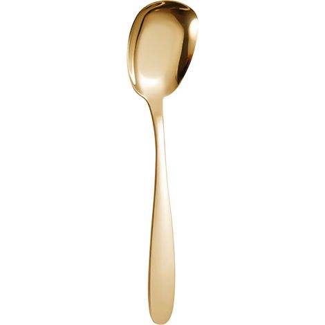 Cuillère À Café En Acier Inoxydable 304 - Fond Plat - Pour Dessert Riz Soupe Porridge - 1 Pièce