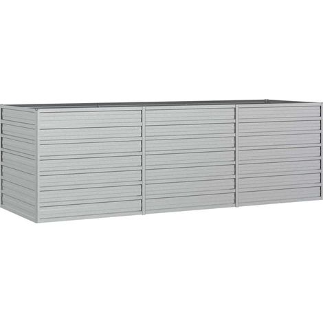 Maison Exclusive - Garten-Hochbeet 240x80x77 cm Verzinkter Stahl (1/5)