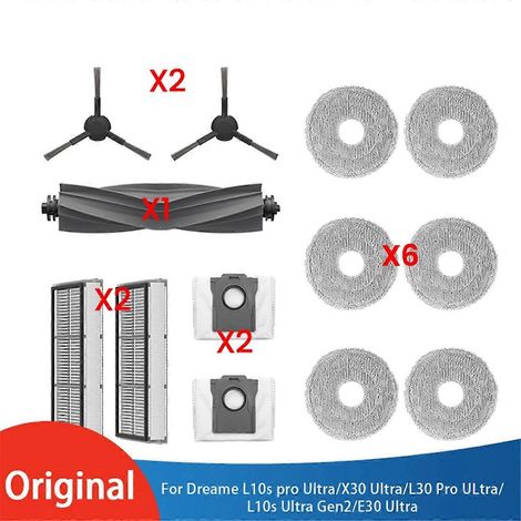 13-teiliges Bürsten- und Filterset für Dreame L10S Pro X30 L30 Pro L10S Gen2 E30 Ultra Access Staubsauger