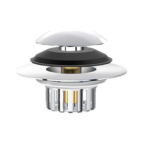 Récupérateur de cheveux pour bonde de douche, système escamotable, anti-obstruction, pour l'entretien de la salle de bain, du lavabo ou de la baignoire.-AquaForge (1/5)