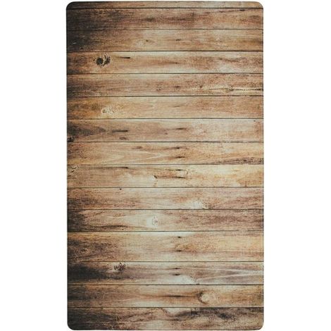Tapis de cuisine vinyle résistant à l'eau 45x75 – Mousse intérieure pour confort – Entretien facile avec aspirateur ou chiffon humide (1/4)