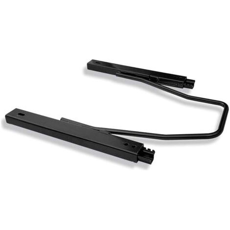 Set de glissières universel pour 1 Siège baquet avec réglage frontal (Largeur 345mm), Noir (1/2)