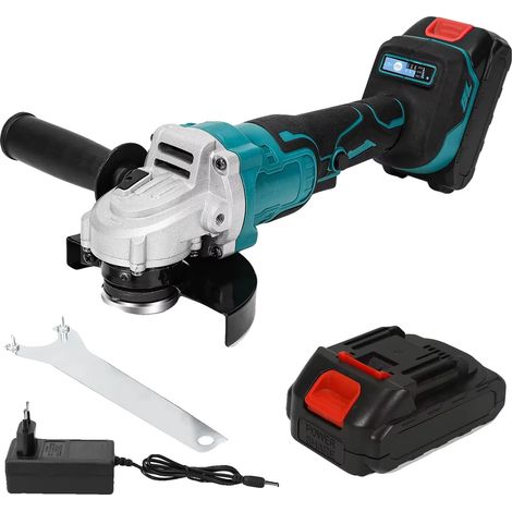 Meuleuse d'angle, moteur sans balais, 3 vitesses, Avec 1XBattery (1/2)
