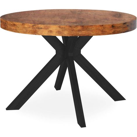 Table Ronde Extensible – Noir (1/5)