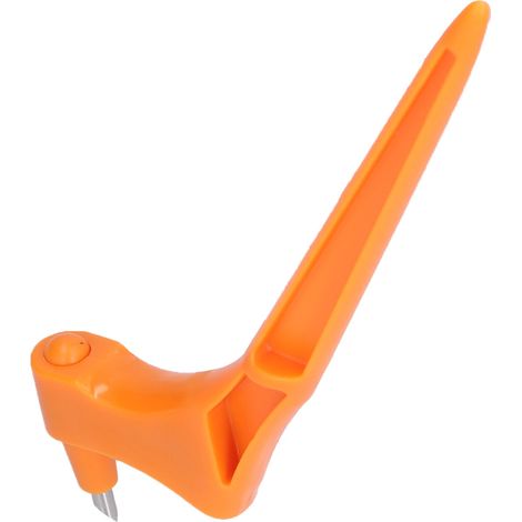 Handliches Schnitzmesser, rutschfest, flexibel, praktisch, 360°-Schneidwerkzeug, orange (1/5)