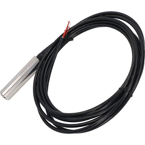 Transmetteur de niveau d'eau haute précision 4-20mA, sonde à immersion anti-interférences DC10-36V, capteur de profondeur 5m/16,4ft pour réservoir et puits.