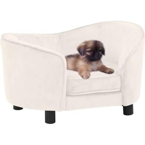 Divano per cani 69 cm peluche crema 020000134