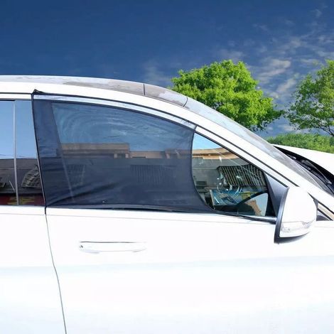 Store Pour Vitre De Voiture - Filet Solaire Universel - Protection UV - Réduction De La Chaleur Intérieure - Adaptation Élastique - 1 Pièce (1/5)