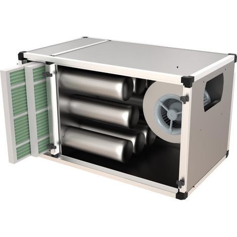 Filtre à air avec moteur 4000m3 - Combisteel (1/2)