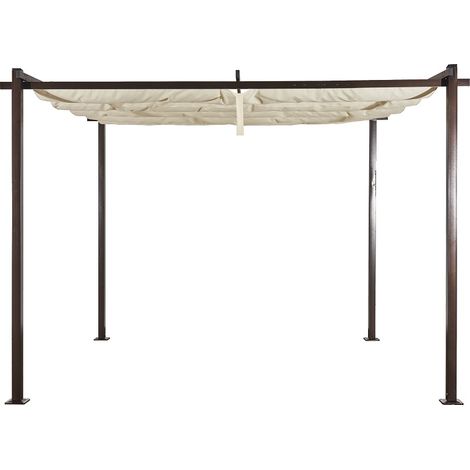 Pavillon Gartenpavillon 3x3m Kairo Light UV-Schutz Wasserabweisende Überdachung Sonnenschutz