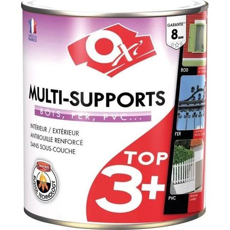 Oxi TOP3 vernice satinata bordeaux 2,5 litri