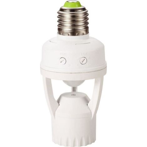 Fassung E27 - GAO - Sensor - 360°, einstellbare Dauer, kompatibel mit LED/CFL