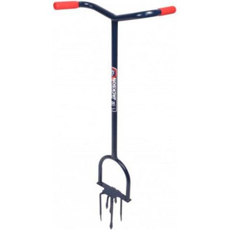Griffe Rotative - 4 Dents Acier - Manche Ergonomique Avec Repose-Pieds - Pour Ameublir Désherber Et Travailler La Terre - 1 Pièce (1/5)