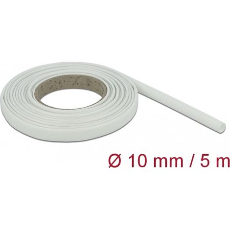Delock Funda de fibra de vidrio 5 m x 10 mm en blanco