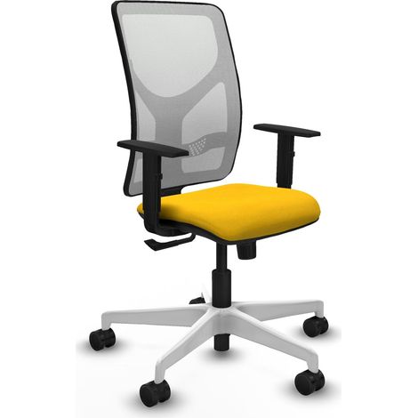 Silla de oficina piqueras y crespo Motilla blanco espuma alta densidad (1/2)