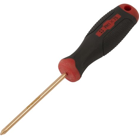 Sealey NS096 Screwdriver Phillips 1 x 75mm - Non-Sparking
