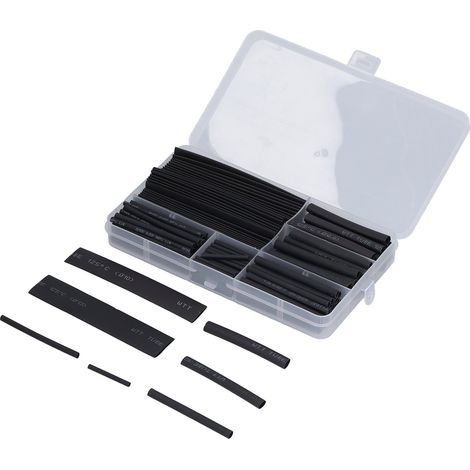 Set mit 170 Polyethylen-Schrumpfschläuchen für elektrische Kabel (Sortiment). (1/5)