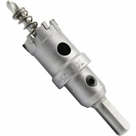Scie cloche bimétallique en carbure T.C.T robuste qualité industrielle coupe trou en acier inoxydable 1"(25mm) (1/5)