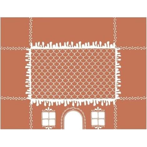 Générique Nappes de Table pour Noël Nappe Rectangulaire Maison en d'Épices (1/5)