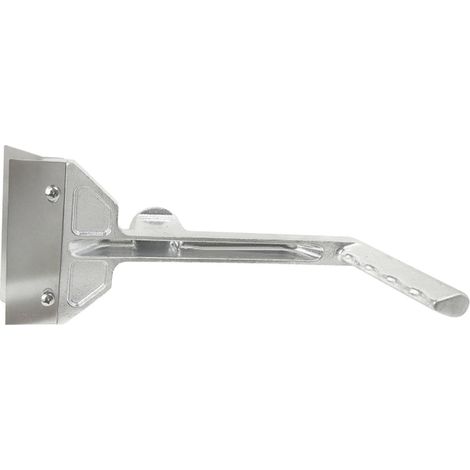 Grattoir de Barbecue en Acier Inoxydable 420 Manche Ergonomique Long Argenté pour Nettoyage des Plaques de Cuisson et Teppanyaki (1/5)