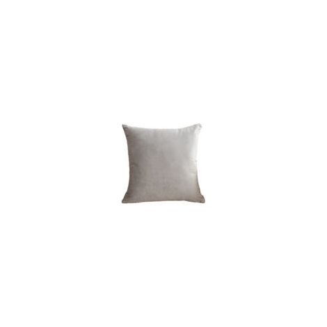 Lot de 2 housses de coussin en velours – Gris – Dimensions 45 × 45 cm (1/5)