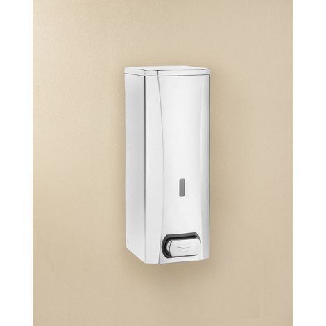 COSMIC Architect porte-savon liquide distributeur de savon acier inoxydable brillant murale seulement vissé (1500 ML) (1/4)