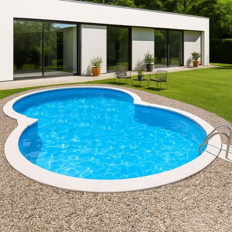 Piscina interrata forma a otto 725x460x150 cm   Kit Diamond