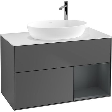 Villeroy & Boch F901HGGK Armoire sous-lavabo Finion F90 (1/2)