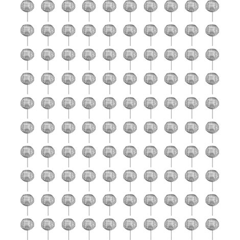 Panier à mailles d'engrais en acier inoxydable, 100 pièces, tasses de Nutrition de jardin, bonsaï de petite taille, fertilisation pour cour et maison