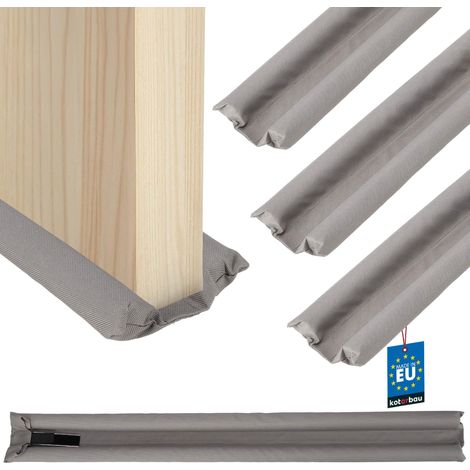 KOTARBAU® 3 pcs Boudin De Porte Isolant - Polyéthylène Mousse - 95 cm - Gris - Découpable - 30 mm - Bas de Porte Anti Courant d'air - Protection Acoustique (1/5)