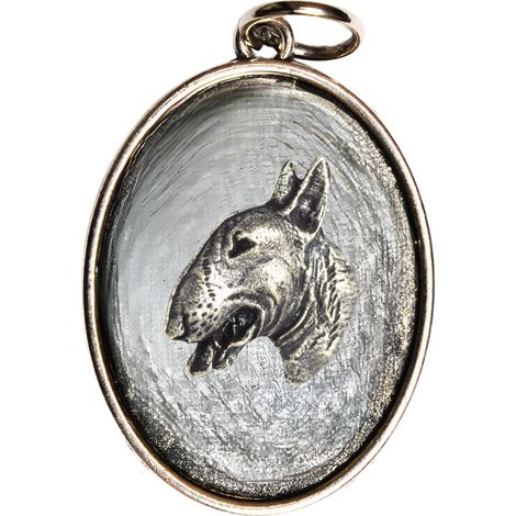 Bull Terrier, Bull Terrier III - collar para perro, colgante para una mamá perruna, joyería única de Art-Dog