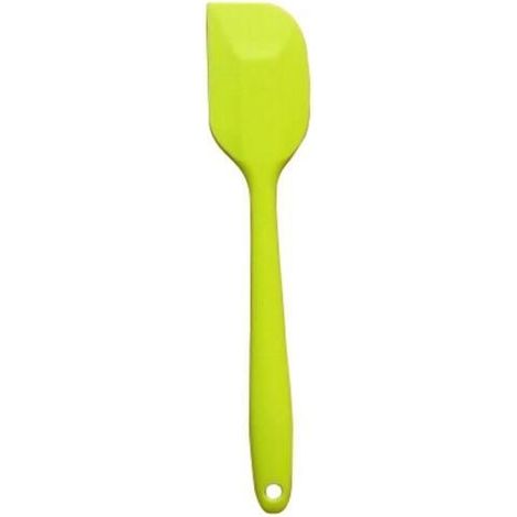 spatule en silicone cuisine cuillere gateau ustensile de cuisson melangeur cuisson Mixer grattoir(herbe verte) 21cm
