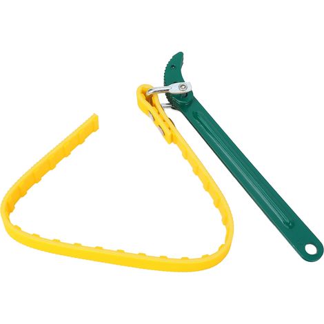 Clé à molette pour filtre à huile à courroie, outil manuel de réparation automobile, 20 cm (8 pouces) (1/4)