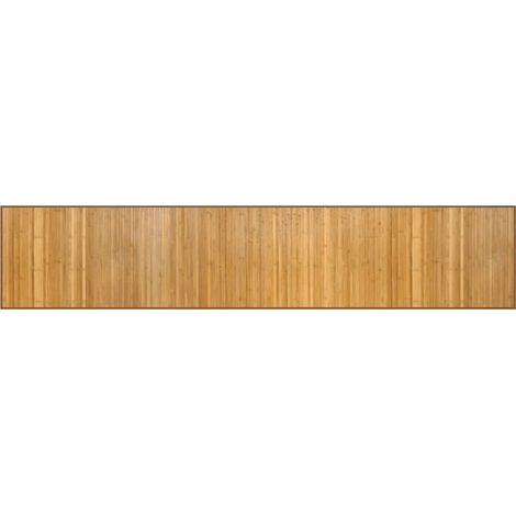 Tapis rectangulaire naturel 60x300 cm bambou (1/5)