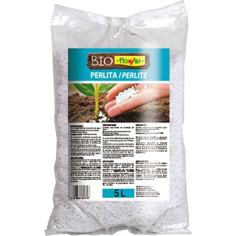 Flower Substrato Perlita - Perlita de Origen Volcánico - 5 L