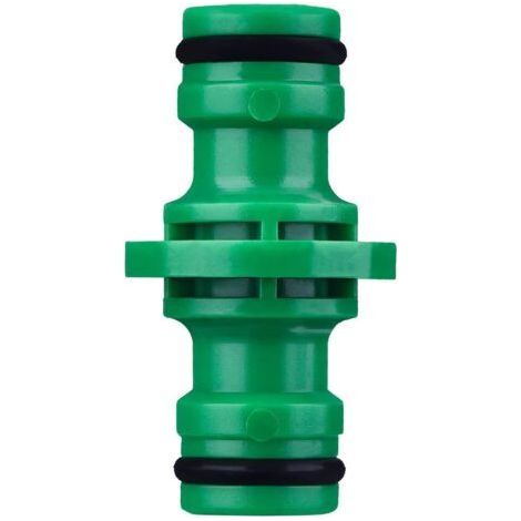 Raccordo a doppio maschio Ahlsen per tubo flessibile da giardino (verde) (1/5)