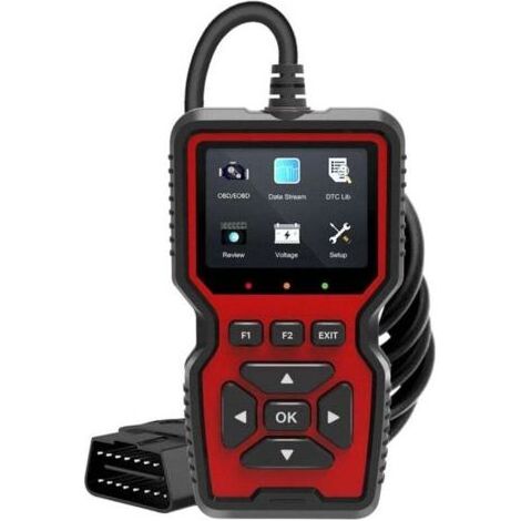 OBD2 Diagnostic Auto Valise Voiture, V519 Lecteur de Code d'erreur de Moteur, OBD Diagnostic Auto Multimarque, OBD2 Diagnostic Lecteur De Véhicule pour Tous Les protocoles OBDII Voitures (1/5)