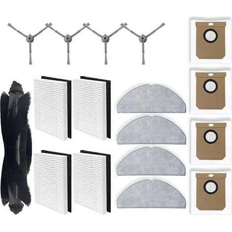 Pièces détachées pour aspirateurs G50 Hybrid et L60 Hybrid : brosse principale, filtre HEPA, lingette de nettoyage, sac à poussière et accessoires. (1/5)