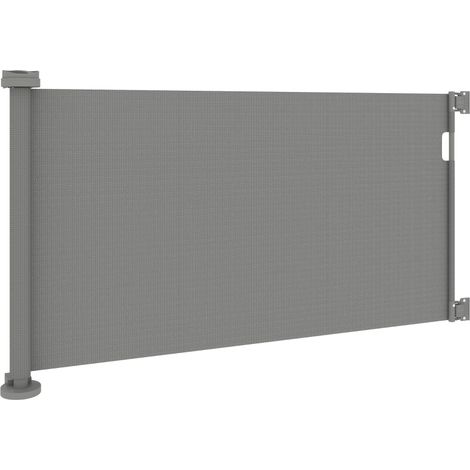 Portail extensible 0-136 cm de hauteur, gris, 142 x 10 x 87 cm, pour maison et usage quotidien, format pratique, style moderne et facile à associer