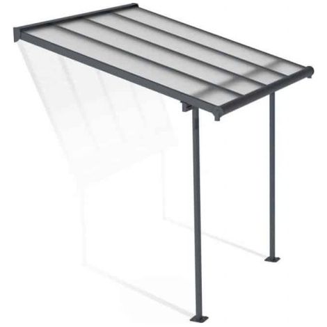 Patio Cover Sierra 2.3X2.3 Clear - Polycarbonate - L224.5 x W224 x H300 - Grey