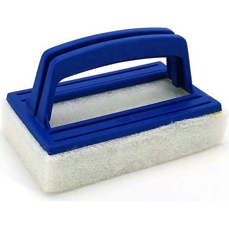 1 brosse éponge pour piscine, pour les parois, le fond, les marches et le carrelage, poils adaptés aux saletés courantes-AquaForge (1/5)