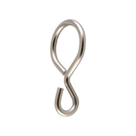 IDEAS 12 - Anello in metallo Gancio Cromo satinato (1/2)