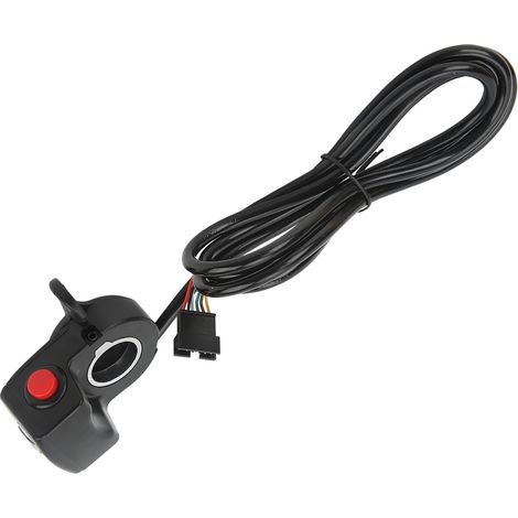 Accélérateur Vélo Électrique 36V, Manette de Commande Sensible avec Indicateur de Batterie et ABS Résistant (1/5)