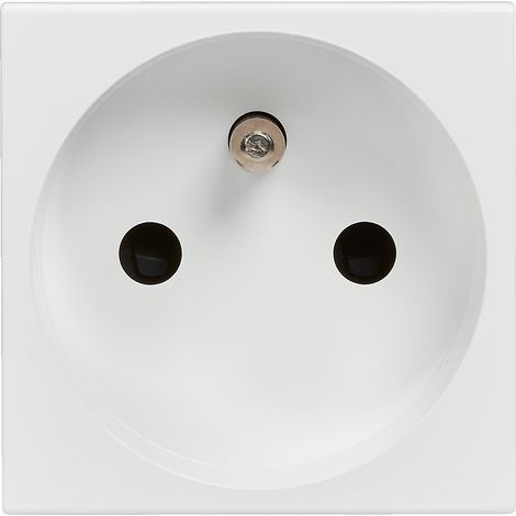 Legrand – Prise de courant spéciale rénovation 2 modules – Compatible boîtes 30mm – Éclipse protection enfants – Blanc