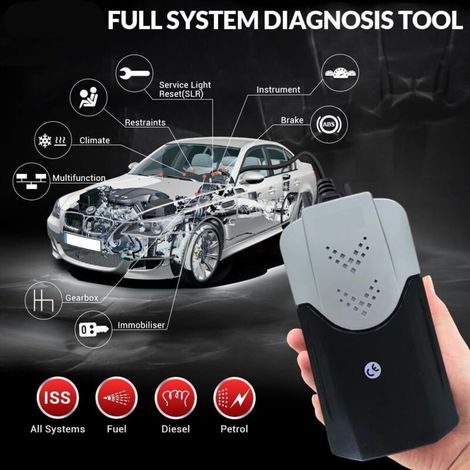 Outil de voiture multidiag pro + v2021.11 2020.23 VD - 150 double interface PCB outil de diagnostic scanner automatique, TCS pro scanner voiture / camion OBD2 lecteur de code outil Diag (1/4)