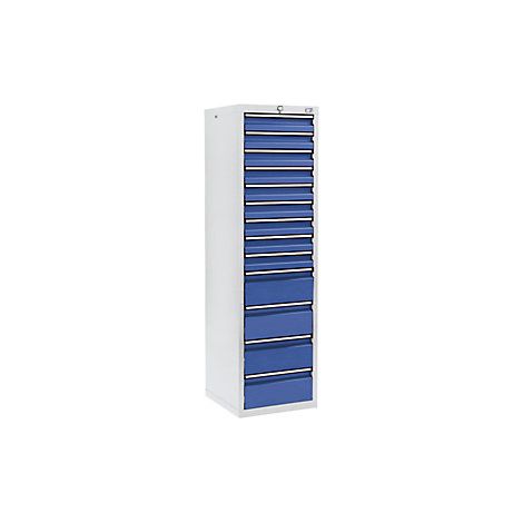 Cajonera  H x A x P 1800 x 500 x 500 mm  9 cajones de 100 mm de