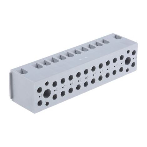 Bornier de raccordement Phoenix Contact UK, 12 pôles , A visser, 32A ( Prix pour 1 )